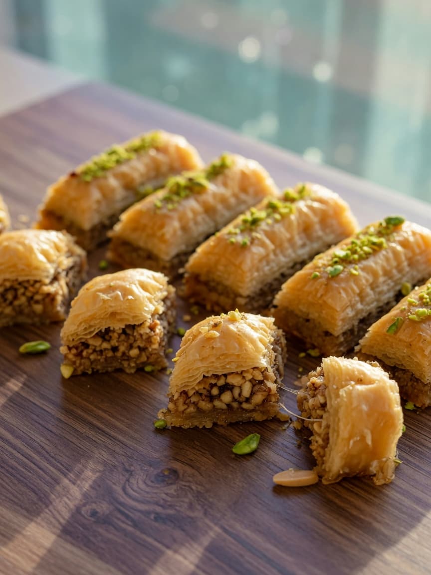 Surtido de Dedos de Baklava (Almendra y Cacahuete) 1 kg